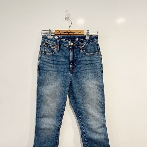 J. Crew Curvy vintage slim-straight jean in Warm Surf wash - Picture 6 of 12